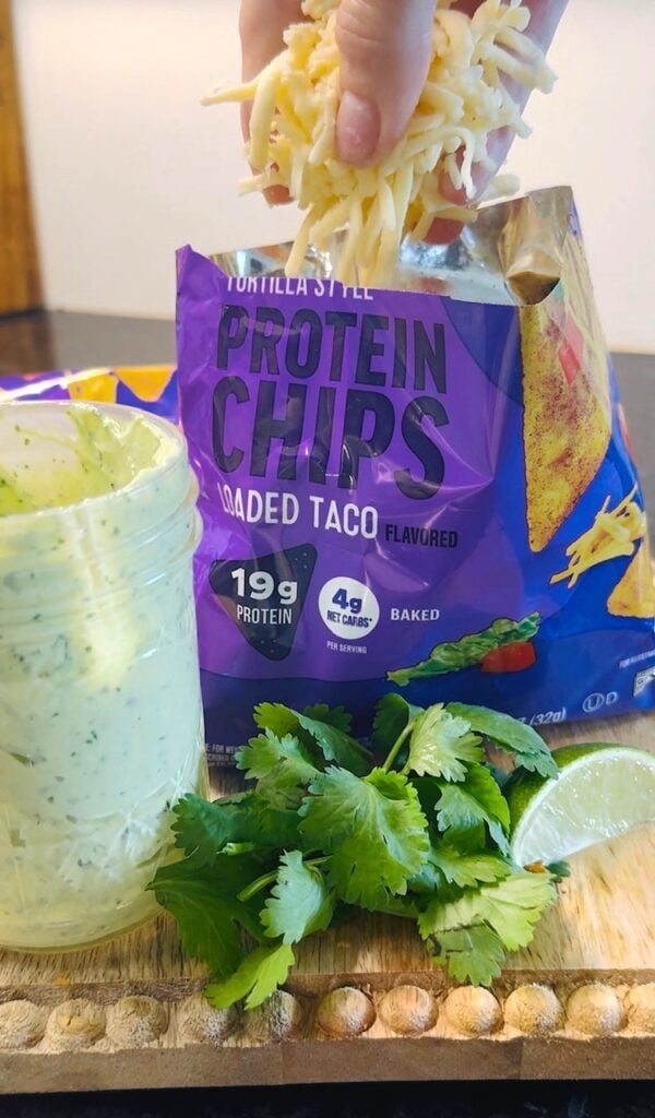 High Protein Chicken Walking Tacos