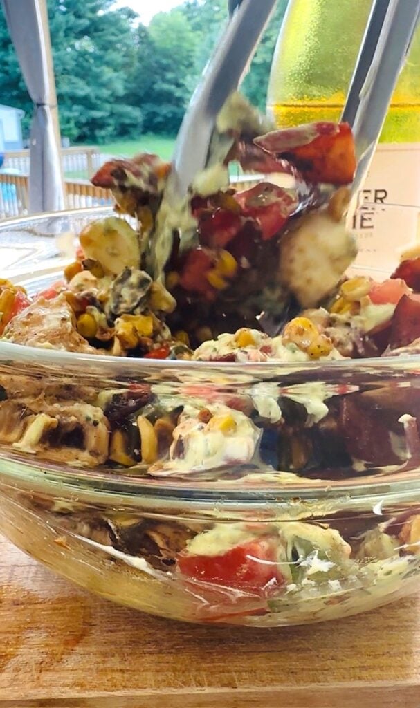 Chicken Bacon Jalapeno Corn Salad