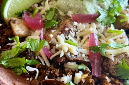 Chicken Taco Sweet Potato Rice Bowls
