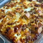 High Protein Sausage McGriddle Casserole