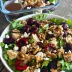 Cherry and Goat Cheese Chicken Salads