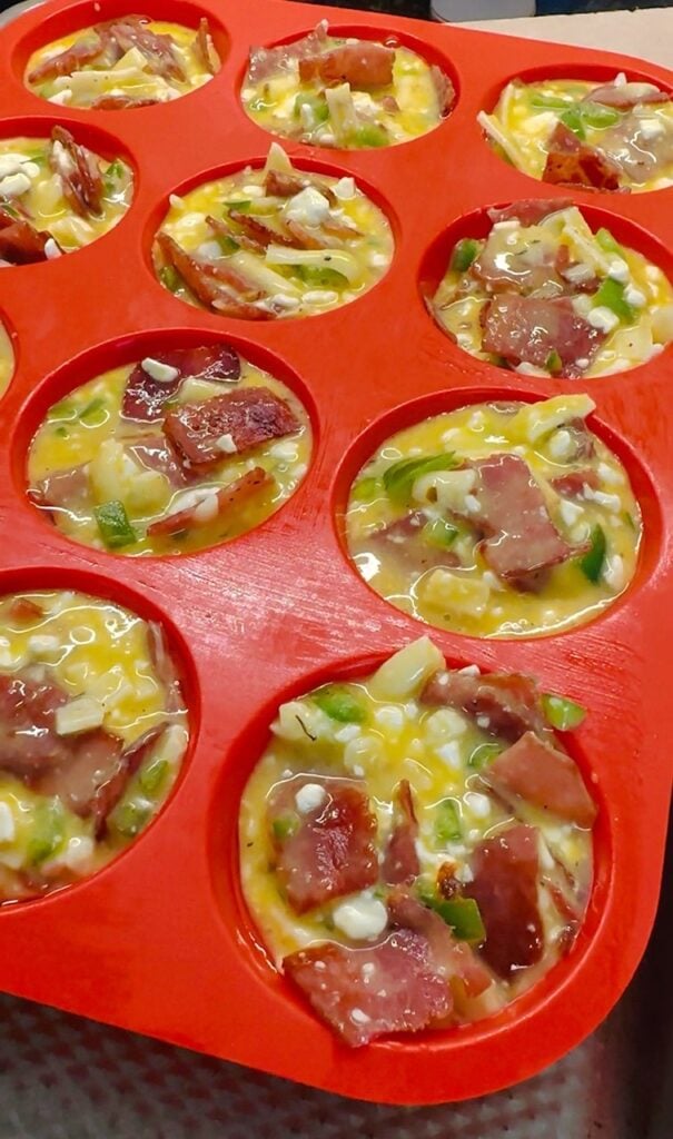High Protein Jalapeno Popper Egg Bites