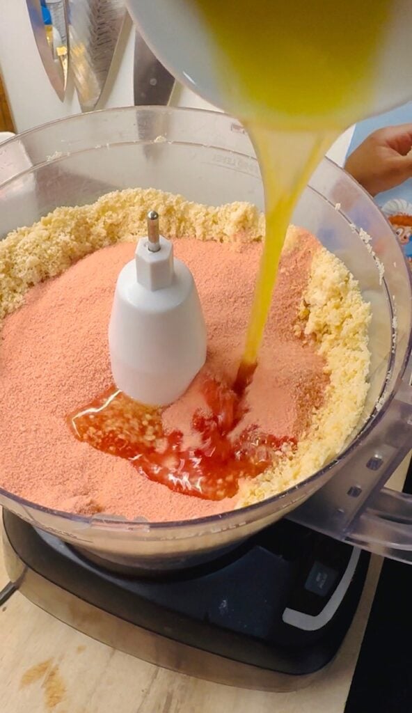 adding butter