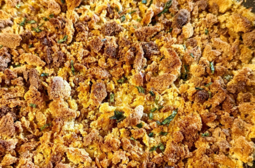 Easy Cheesy Chicken Stuffing Casserole