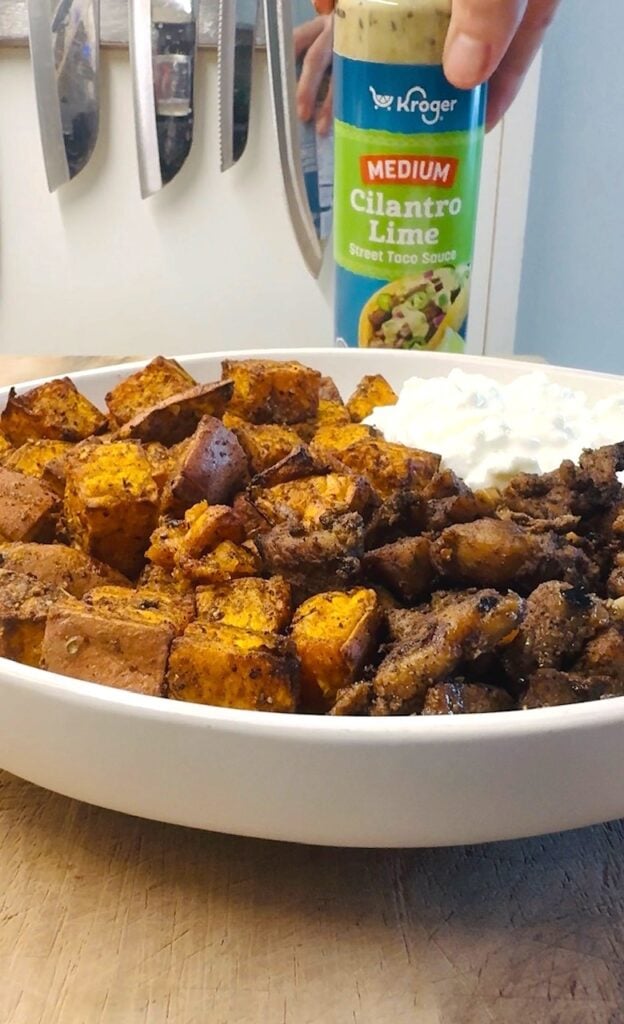 Caribbean Chicken Sweet Potato Bowls