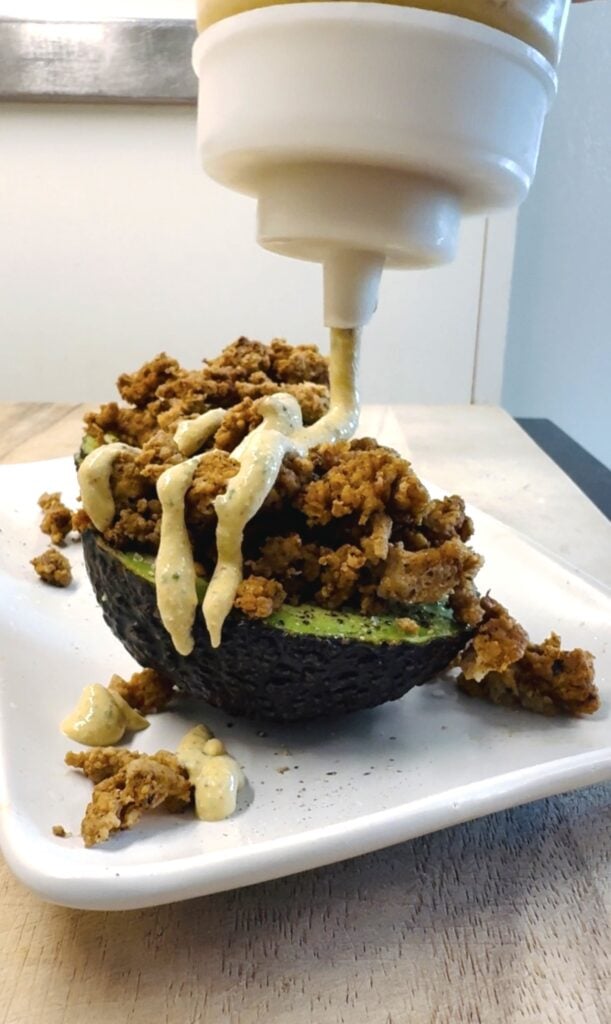 High Protein Turkey Taco Stuffed Avocado