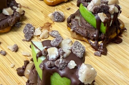 Caramel Apple Pretzel Bites