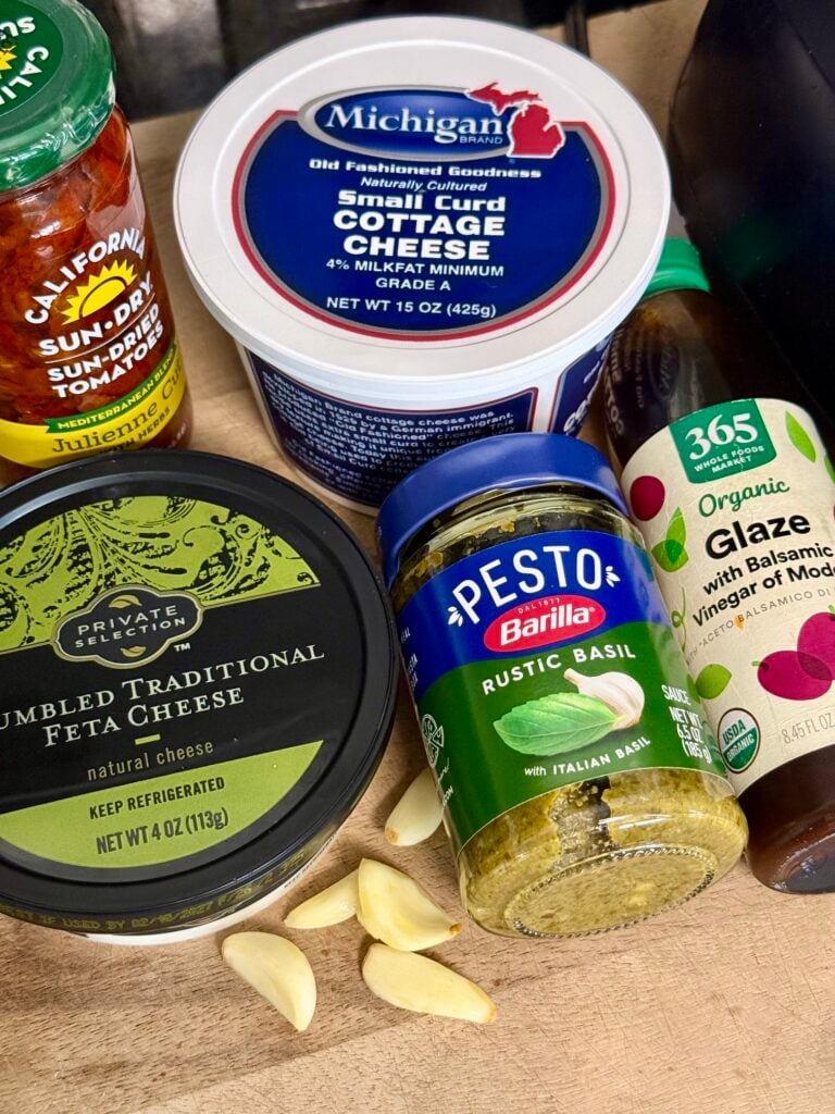 ingredients for the caprese recipe