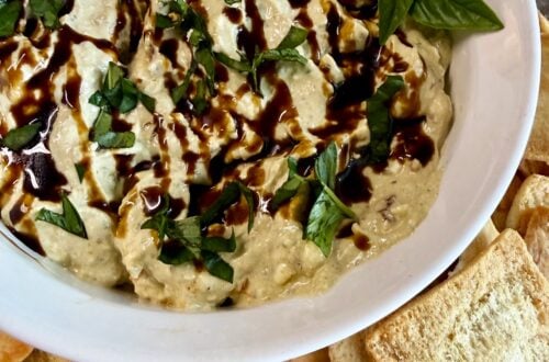High Protein Caprese Dip