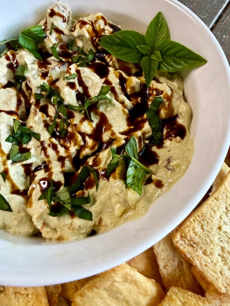 High Protein Caprese Dip