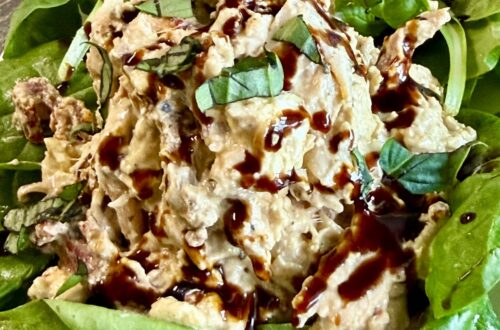 High Protein Mediterranean Chicken Salad