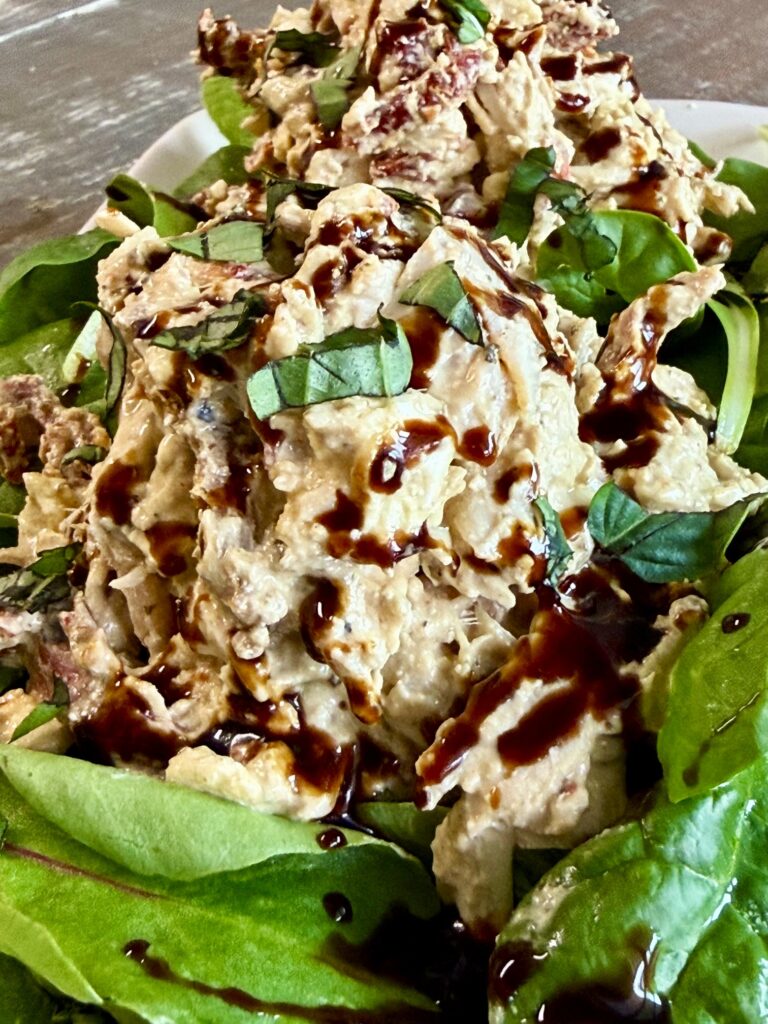 High Protein Mediterranean Chicken Salad