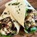 High Protein Feta Chicken Salad Wraps