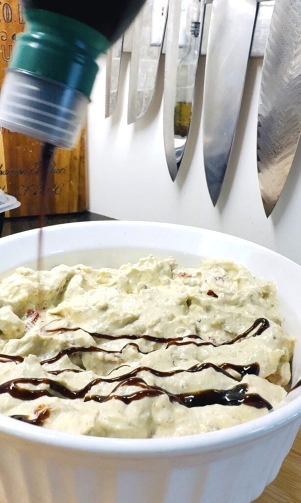 High Protein Caprese Dip