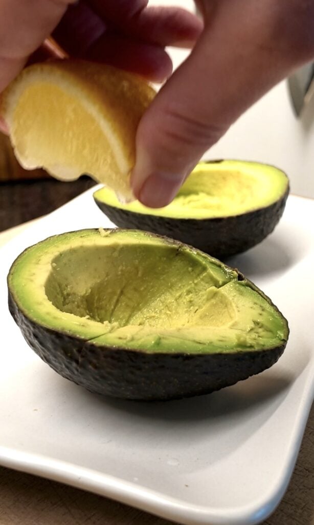Chicken Caprese Stuffed Avocados