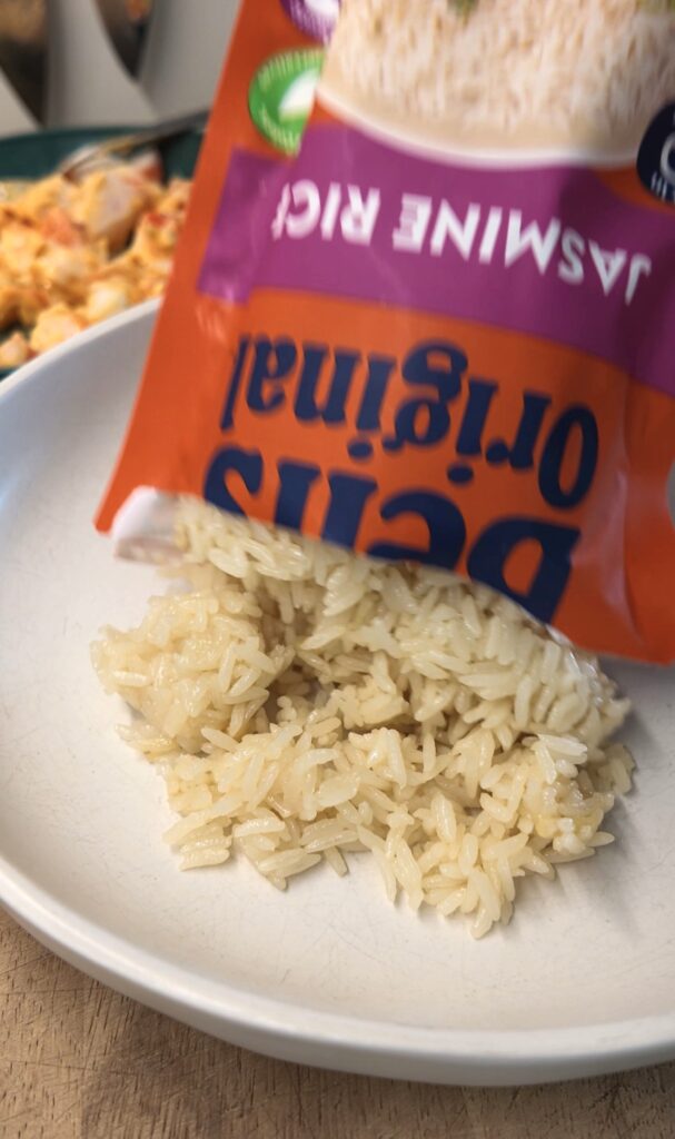 High Protein Crab Rangoon Rice Bowls
