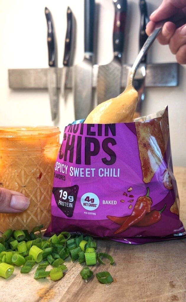 High Protein Crab Rangoon Walking Tacos