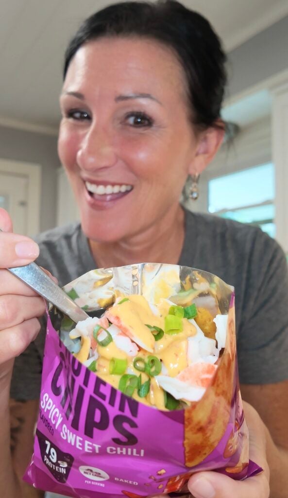 High Protein Crab Rangoon Walking Tacos