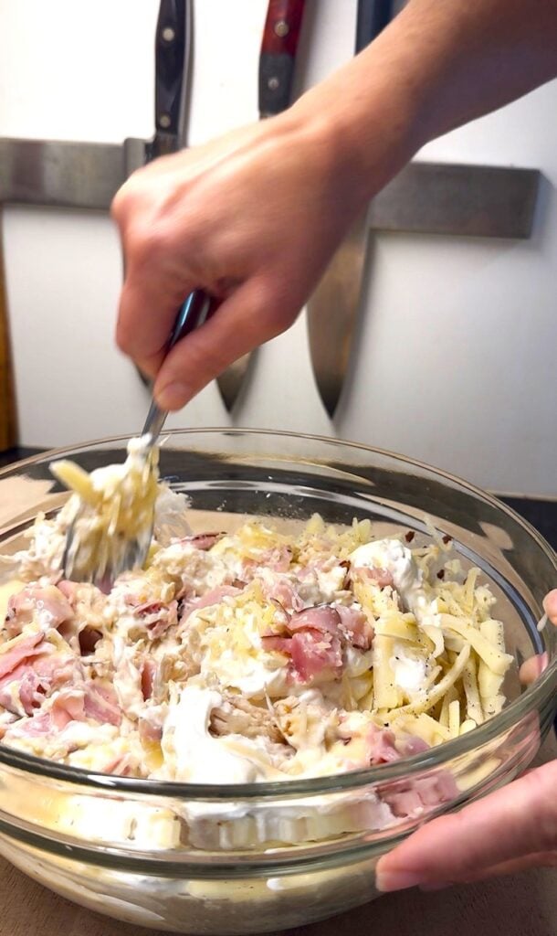 Chicken Cordon Bleu Stuffing Casserole