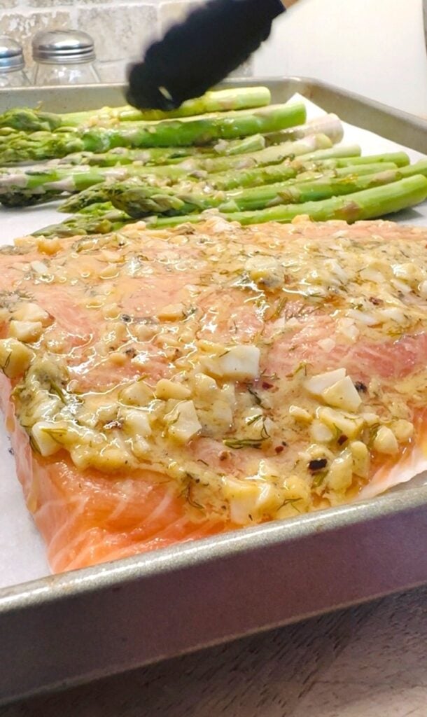 Lemon Dill Salmon and Asparagus