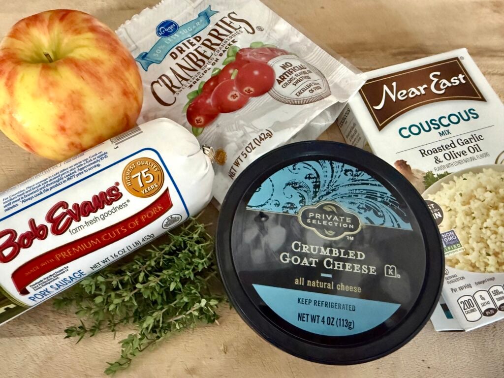 ingredients for the recipe
