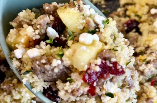 Sausage Apple Cranberry Couscous