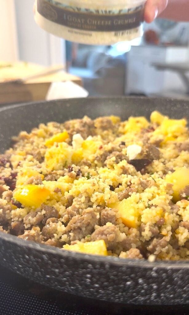 Sausage Apple Cranberry Couscous