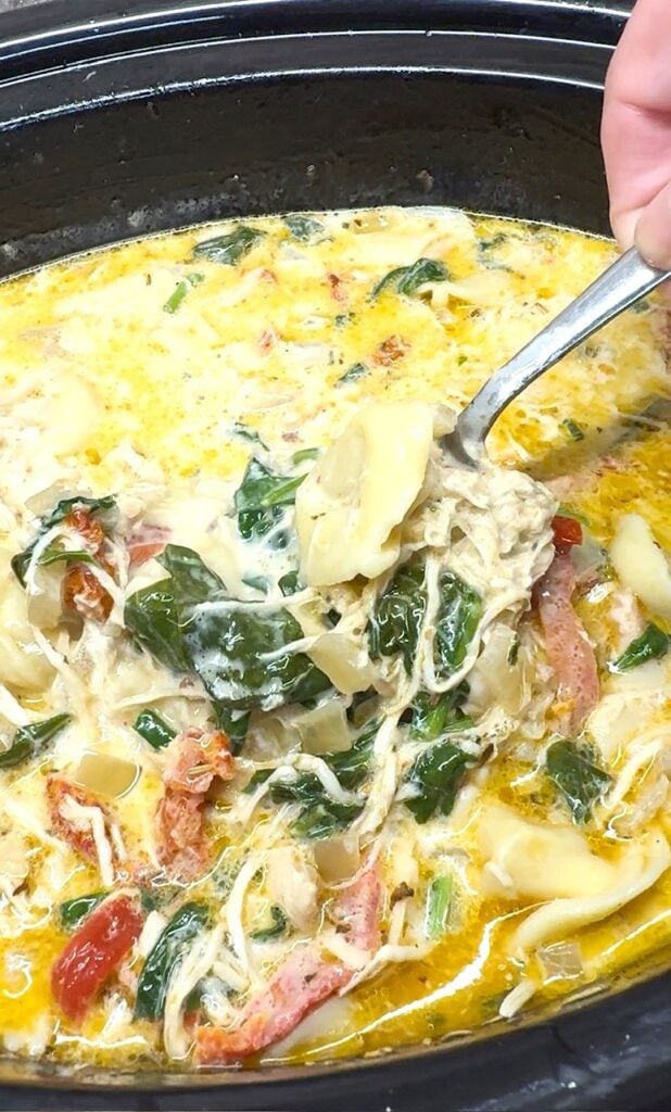 Crock Pot Marry Me Chicken Tortellini Soup